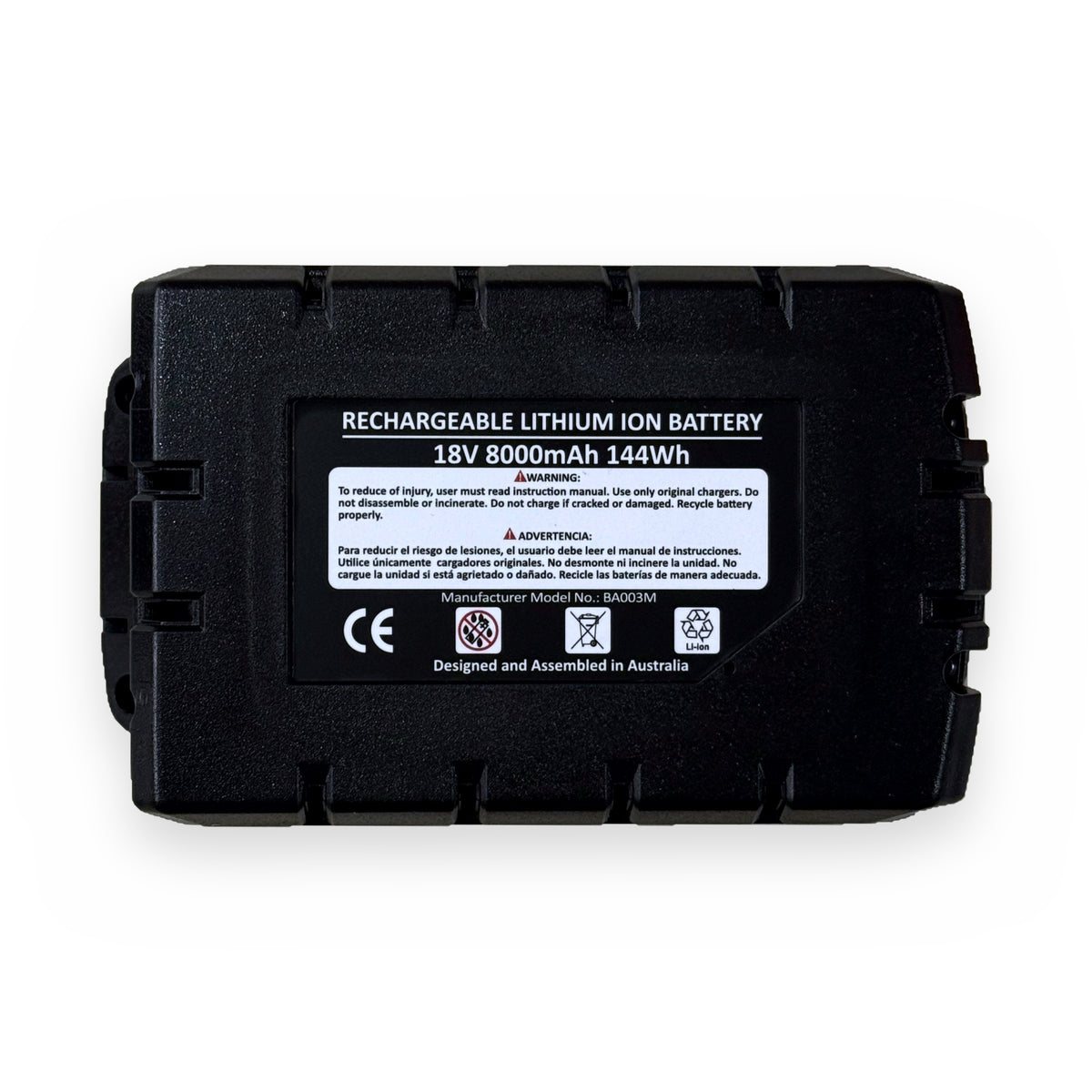 Trackable 8AH Milwaukee High Output M18 18V Battery